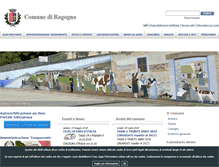 Tablet Screenshot of comune.ragogna.ud.it
